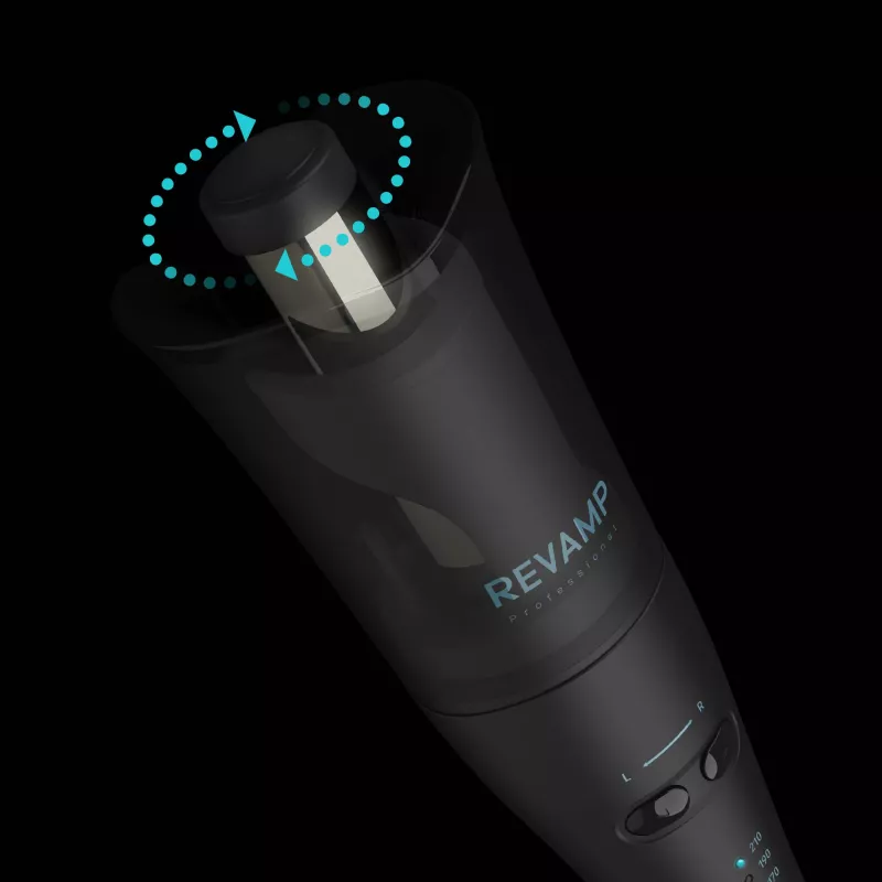 Revamp Progloss Hollywood Curl Rizador automático Warm Negro 3 m