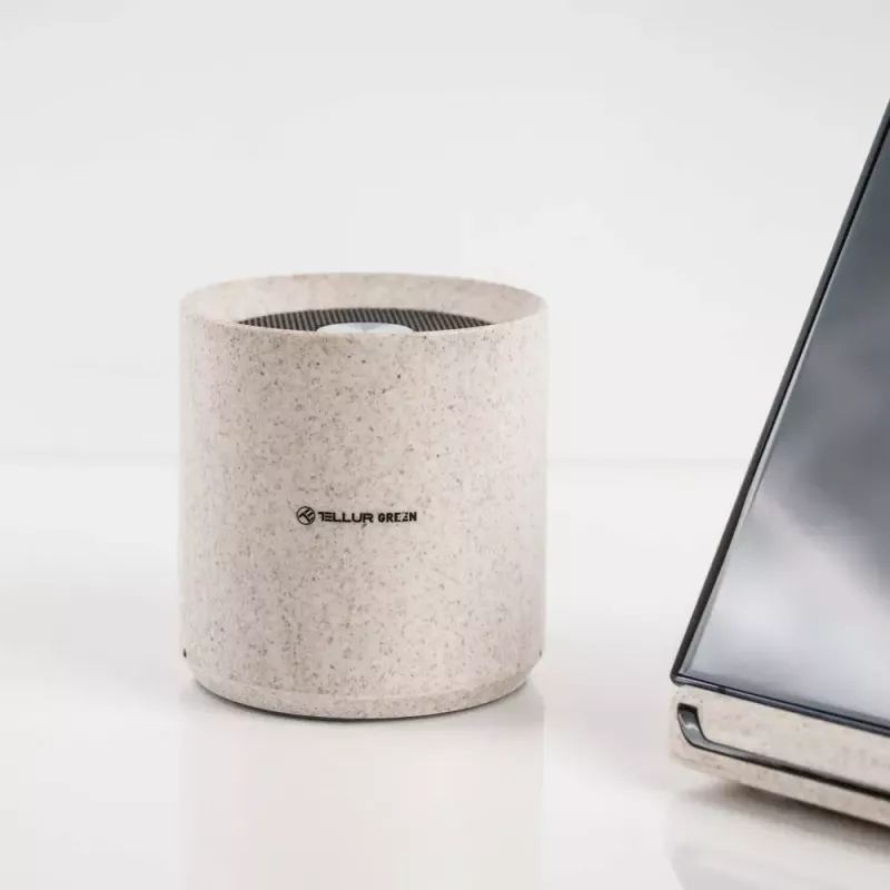 Altavoz portátil Tellur altavoz Bluetooth verde 3W crema