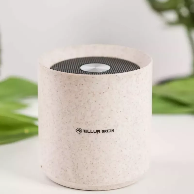 Altavoz portátil Tellur altavoz Bluetooth verde 3W crema