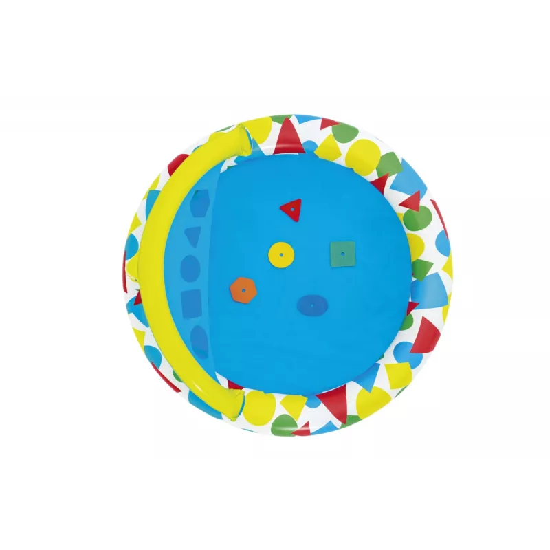Bestway 52378 Splash & Learn piscina infantil con toldo, 45 l, 117 x 120 x 117 cm