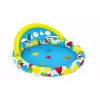 Bestway 52378 Splash & Learn piscina infantil con toldo, 45 l, 117 x 120 x 117 cm