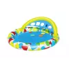 Bestway 52378 Splash & Learn piscina infantil con toldo, 45 l, 117 x 120 x 117 cm