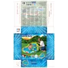 Bestway 52378 Splash & Learn piscina infantil con toldo, 45 l, 117 x 120 x 117 cm
