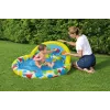 Bestway 52378 Splash & Learn piscina infantil con toldo, 45 l, 117 x 120 x 117 cm