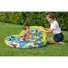 Bestway 52378 Splash & Learn piscina infantil con toldo, 45 l, 117 x 120 x 117 cm
