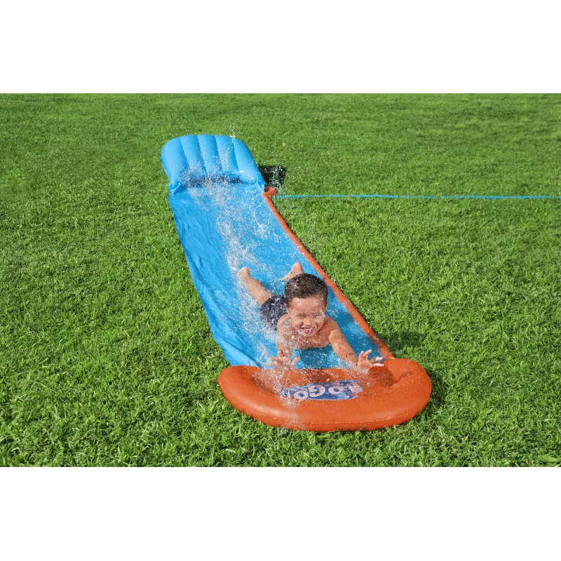 Tobogán acuático de jardín Bestway H2OGO! Tsunami Splash Ramp Single Slide 4,88 m