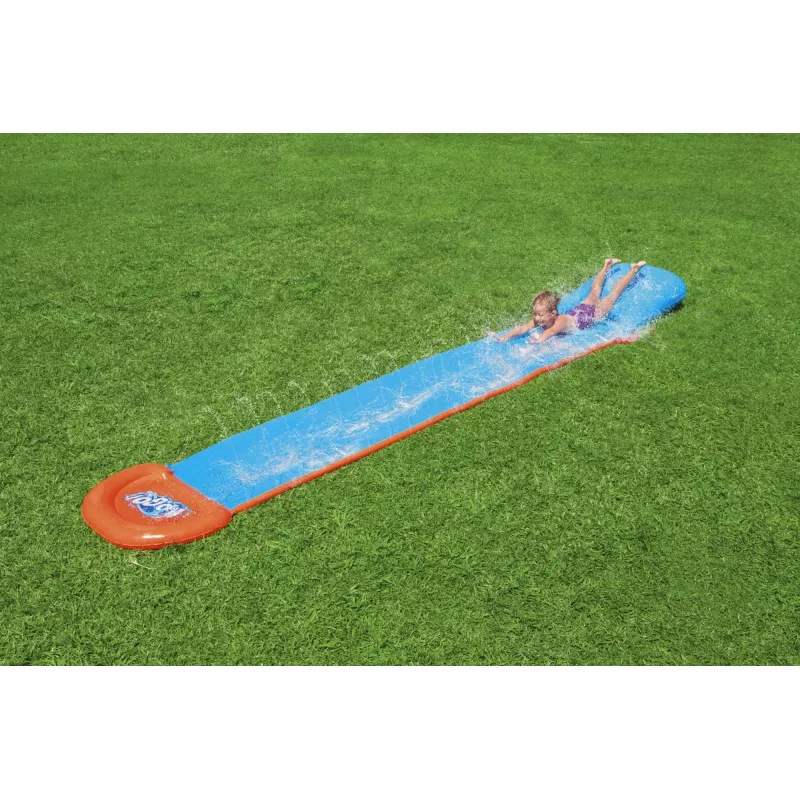 Tobogán acuático de jardín Bestway H2OGO! Tsunami Splash Ramp Single Slide 4,88 m