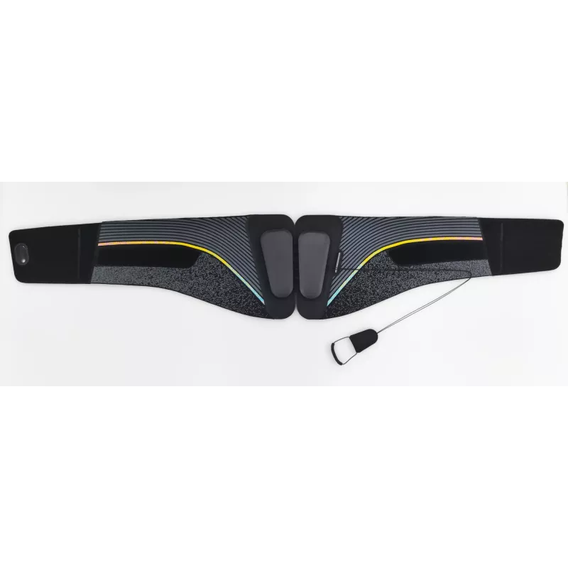 Cinturón de masaje de apoyo lumbar HoMedics negro tela