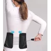 Cinturón de masaje de apoyo lumbar HoMedics negro tela