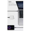 Cable USB-C a USB-C Orsen S53, 1 m, 3 A, rojo