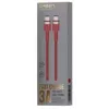 Cable USB-C a USB-C Orsen S53, 1 m, 3 A, rojo