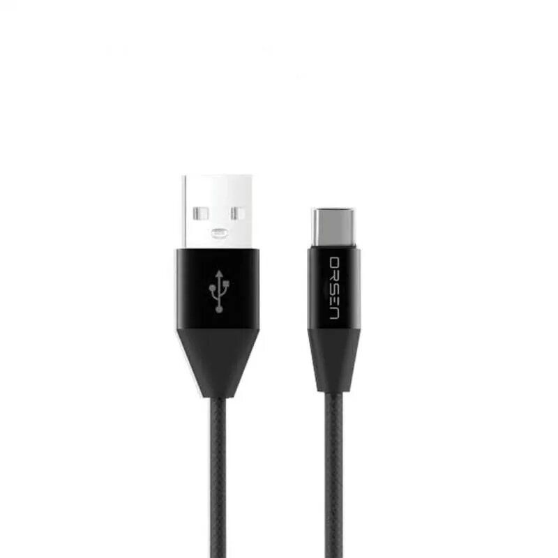Cable de datos USB Type-C Orsen S33 2.1 A 1,2 m – negro