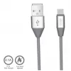 Cable de datos Micro-USB Orsen S32 2.1A 1,2 m gris