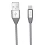 Cable de datos Micro-USB Orsen S32 2.1A 1,2 m gris