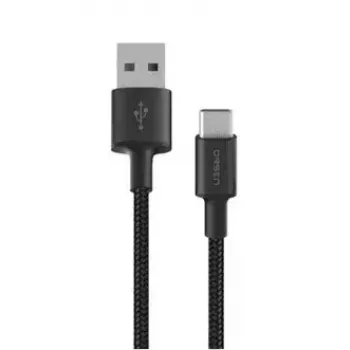 Cable USB-A a USB-C Orsen S9C 1 m, 2,1 A, negro