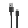 Cable USB-A a USB-C Orsen S9C 1 m, 2,1 A, negro