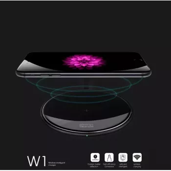 Cargador inalámbrico Eloop W1 10W carga rápida para smartphones y accesorios compatibles con Qi