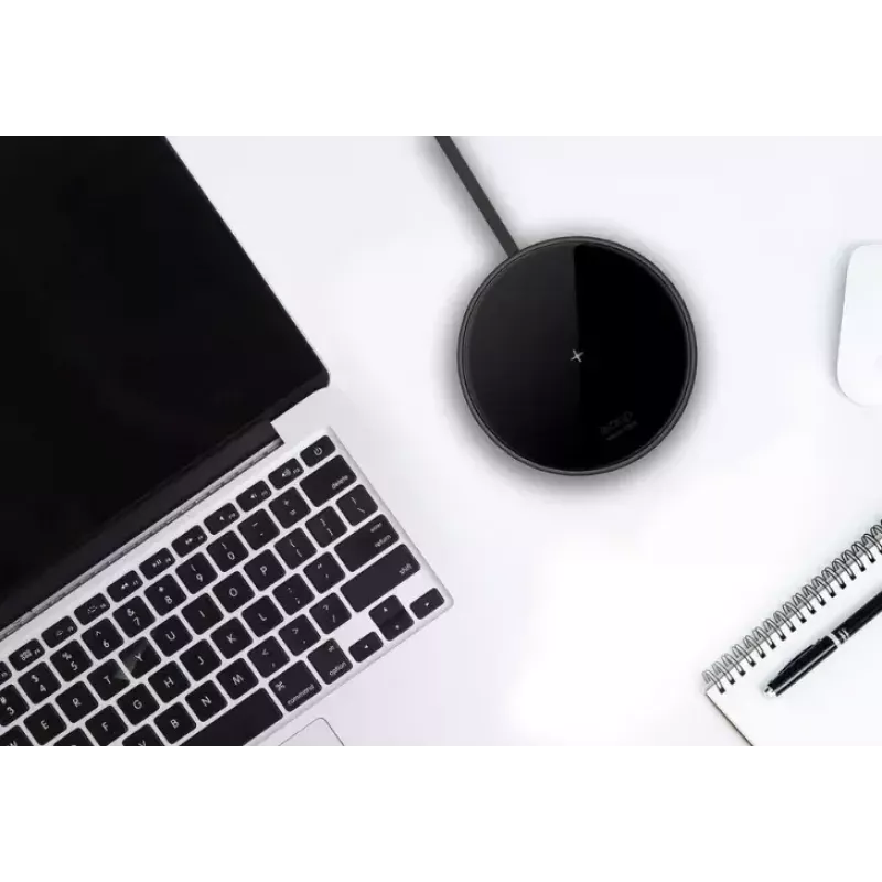 Cargador inalámbrico Eloop W1 10W carga rápida para smartphones y accesorios compatibles con Qi