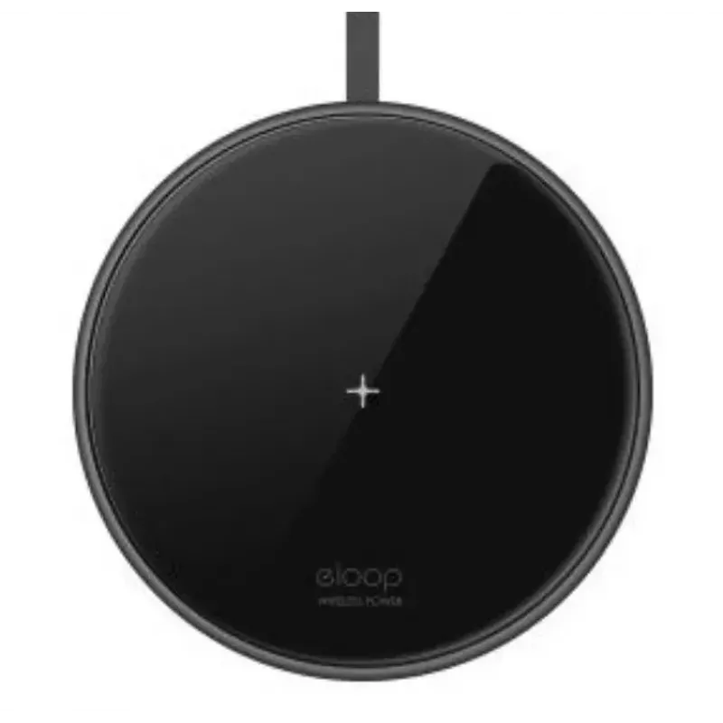 Cargador inalámbrico Eloop W1 10W carga rápida para smartphones y accesorios compatibles con Qi