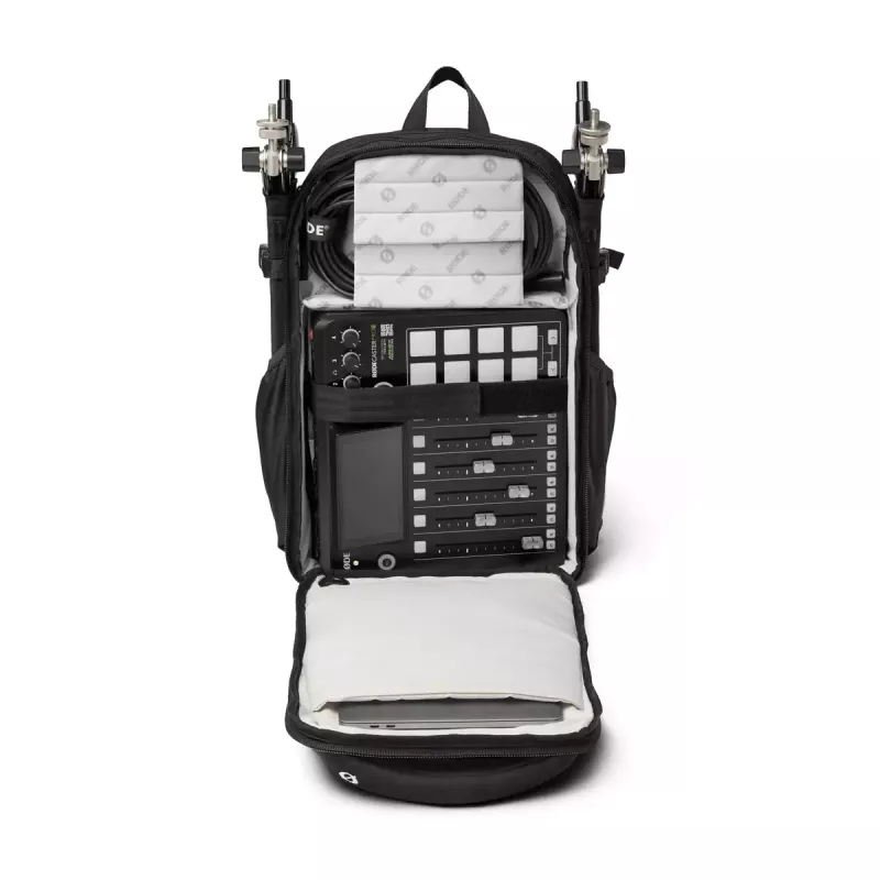 Mochila RØDE Backpack negra Alcantara poliéster 300x200x480mm