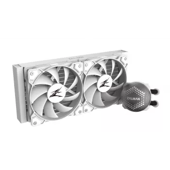 Refrigeración líquida para CPU Zalman ALPHA24 blanca radiador de 240 mm 2 ventiladores de 120 mm bomba ARGB refrigeración líquida todo en uno de doble procesador 12 cm