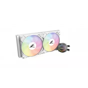 Refrigeración líquida para CPU Zalman ALPHA28 blanca radiador de 280 mm 2 ventiladores de 140 mm bomba ARGB kit de refrigeración líquida de doble procesador 14 cm