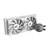 Zalman Alpha 28 refrigerador líquido para CPU, radiador de 280 mm, ventilador PWM de 140 mm, ARGB, blanco