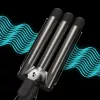 Rizador Revamp Progloss Deep Beach Waver Texturizing iron Warm negro 3 m