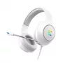Auriculares/headset Zalman ZM-HPS310 WH con cable de diadema gaming blanco