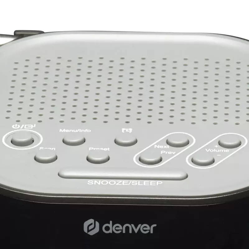 Denver CRD-506 radio despertador, DAB/FM, pantalla LCD retroiluminada
