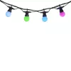 Denver SLP-515 Guirnalda de luces LED inteligente Wi-Fi para fiestas, 15 bombillas, 14 m