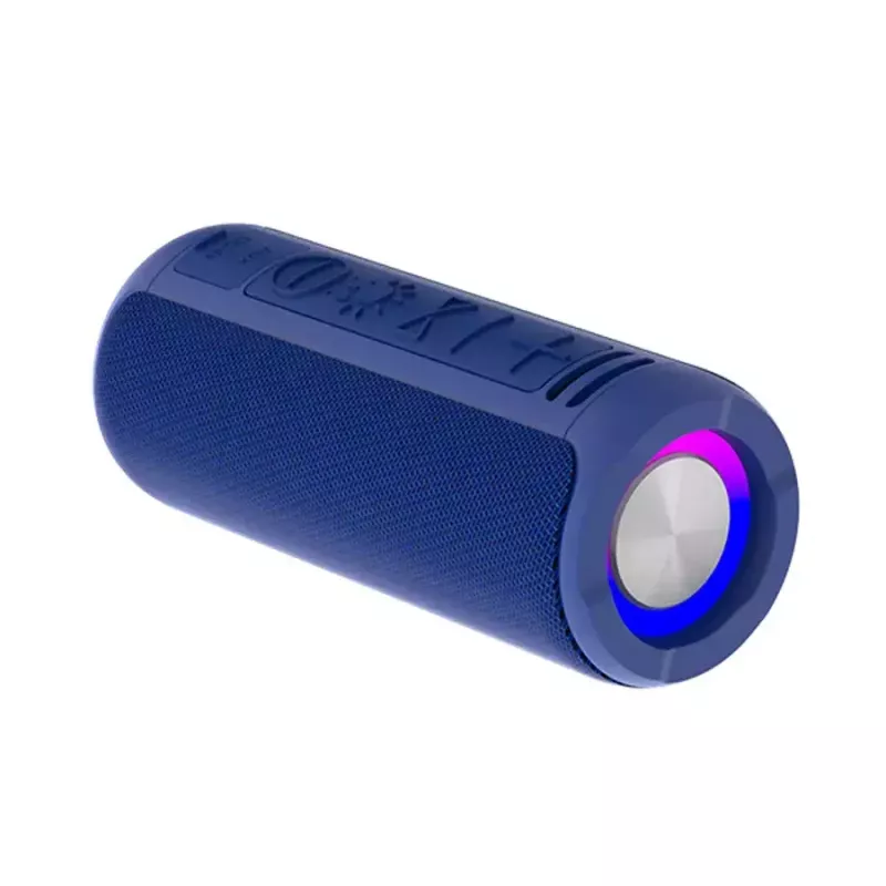 Altavoz portátil mono Denver BTV-213BU azul, plateado