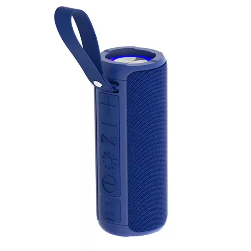 Altavoz portátil mono Denver BTV-213BU azul, plateado