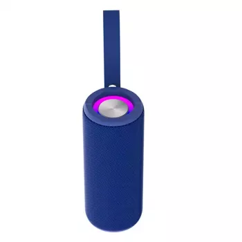 Altavoz portátil mono Denver BTV-213BU azul, plateado