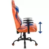 Silla gaming para PC Subsonic DBZ asiento acolchado gris naranja 125 kg