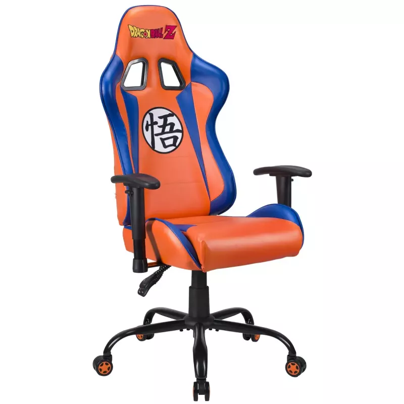 Silla gaming para PC Subsonic DBZ asiento acolchado gris naranja 125 kg