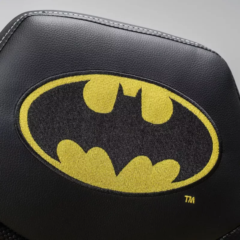 Silla gaming para PC Subsonic Batman Junior asiento acolchado negro amarillo