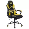 Silla gaming para PC Subsonic Batman Junior asiento acolchado negro amarillo
