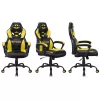 Silla gaming para PC Subsonic Batman Junior asiento acolchado negro amarillo