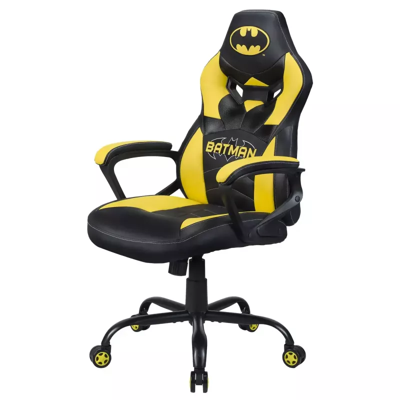 Silla gaming para PC Subsonic Batman Junior asiento acolchado negro amarillo