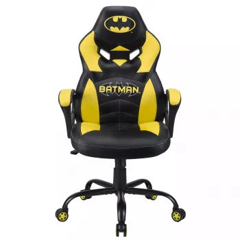 Silla gaming para PC Subsonic Batman Junior asiento acolchado negro amarillo