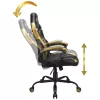 Silla gaming para PC Subsonic Junior Hogwarts asiento acolchado negro amarillo