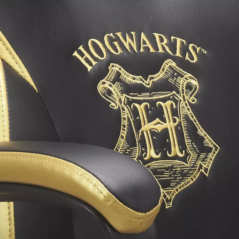 Silla gaming para PC Subsonic Junior Hogwarts asiento acolchado negro amarillo