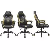 Silla gaming para PC Subsonic Junior Hogwarts asiento acolchado negro amarillo