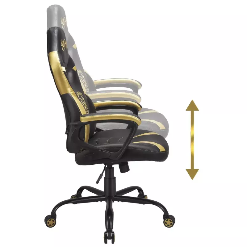 Silla gaming para PC Subsonic Junior Hogwarts asiento acolchado negro amarillo
