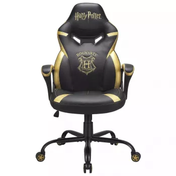 Silla gaming para PC Subsonic Junior Hogwarts asiento acolchado negro amarillo