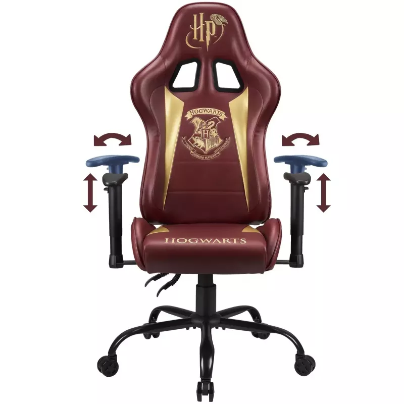 Silla gaming para PC Subsonic Hogwarts asiento acolchado marrón 125 kg