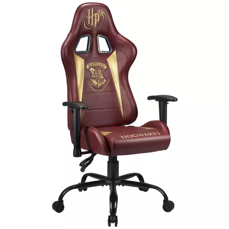 Silla gaming para PC Subsonic Hogwarts asiento acolchado marrón 125 kg