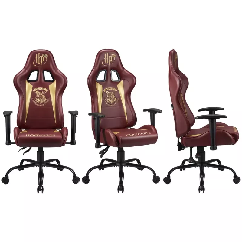 Silla gaming para PC Subsonic Hogwarts asiento acolchado marrón 125 kg