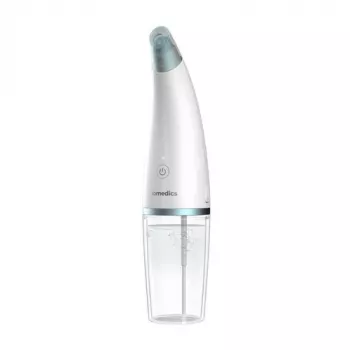 Aparato de cuidado de la piel HoMedics FAC-HY100 limpiador por hidrodermoabrasión transparente, blanco